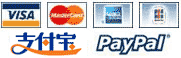 ֧��Visa��/Master��/������ͨAE��/JCB��/alipay/paypal/֧����/�Ա�֧��